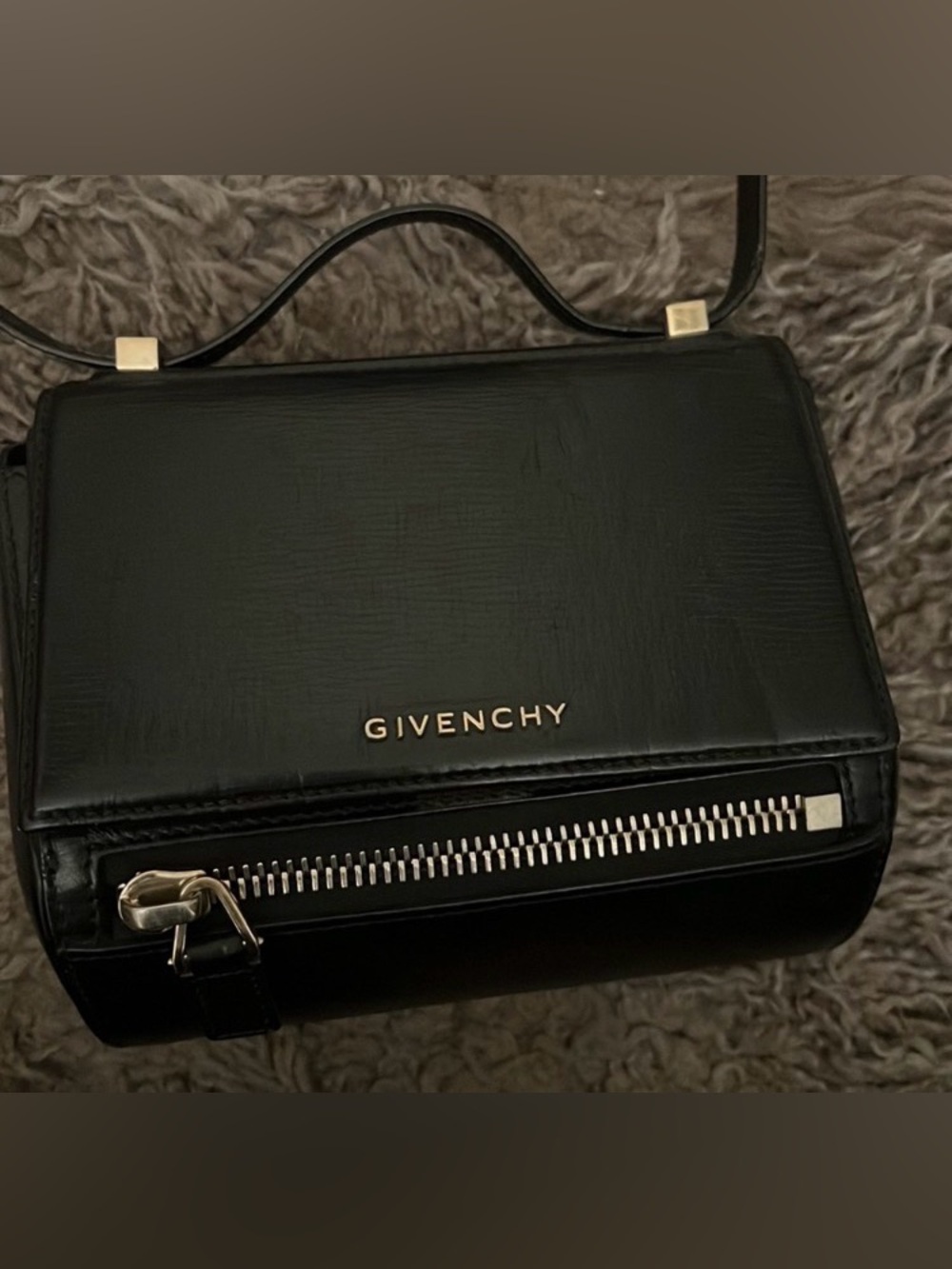 Givenchy Black Small Pandora Box  Leather crossbody bag purse - Picture 5 of 14